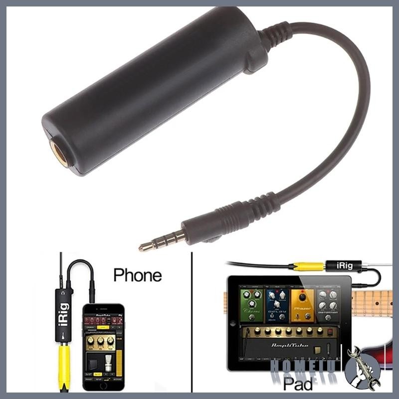 Guitar Interface I-Rig Converter Replacement Guitar for Phone  Guitar Tuner