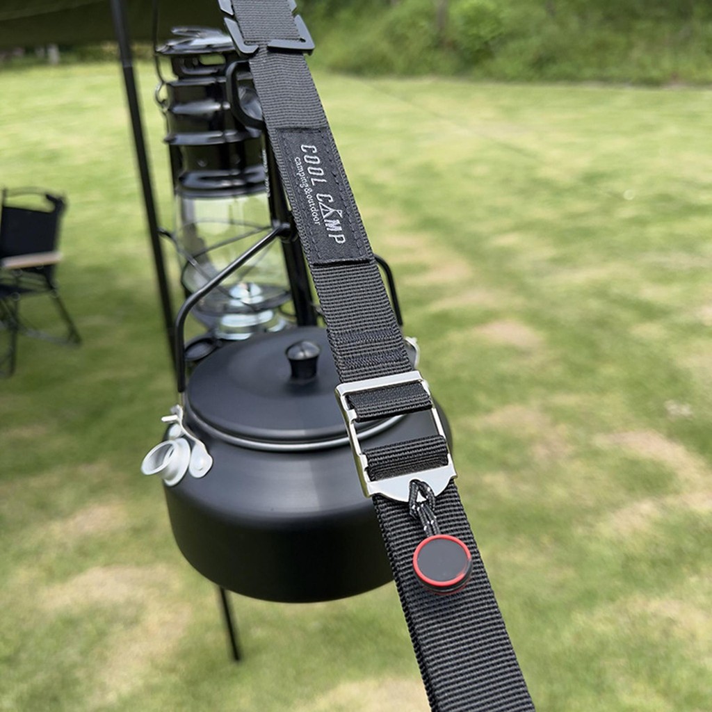 [Whgirld8] Camping เต็นท์เชือก 5M แบบพกพาลมเชือกสายรัดเต็นท์ Tarp เชือกคงที่ดึงสายไฟ - รูปที่ 2