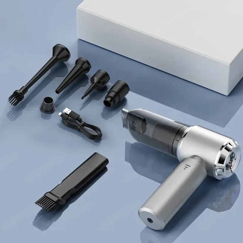 สูท มอเตอร์ไร้แปรงเครื่องดูดฝุ่นในรถยนต์ เครื่องเป่าลม ปริมาณไร้สายจอแสดงผลแบบพกพาในครัวเรือนมือถือเก็บฝุ่นเครื่องเป่าลม, กลางแจ้งฉุกเฉินทําควา - รูปที่ 6