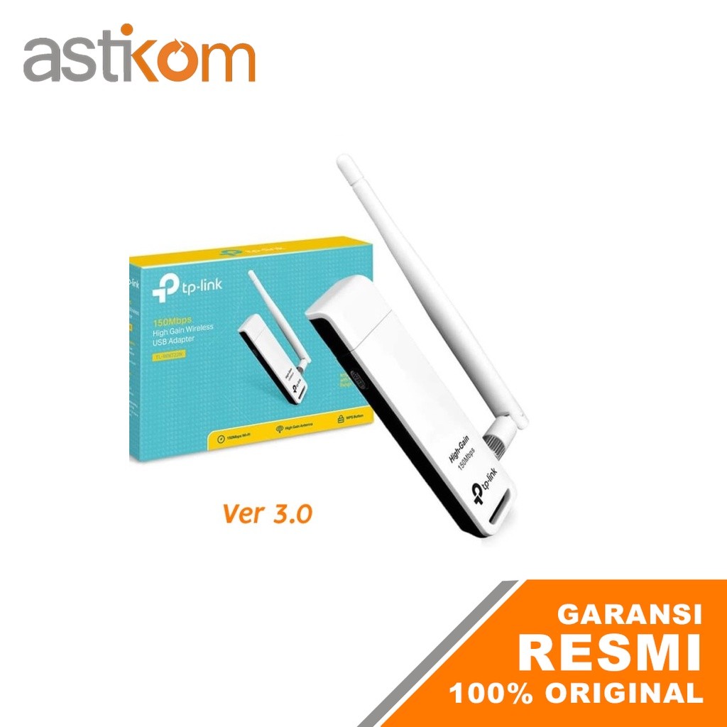 TP-Link USB Wireless TL-WN722N ver 3.0