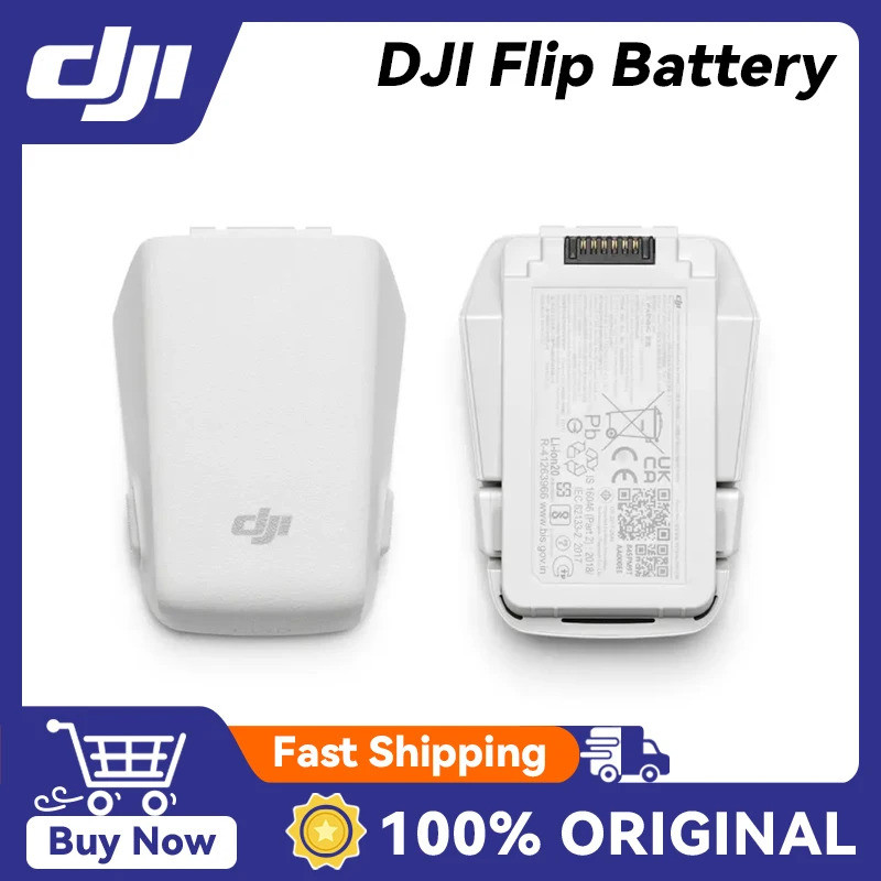 แบตเตอรี่บินอัจฉริยะ DJI Flip สำหรับ DJI Flip อุปกรณ์เสริมใหม่ของแท้ในสต็อก