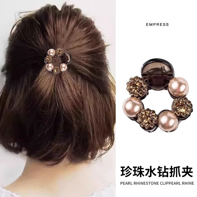 ที่หนีบผมไข่มุกสำหรับผู้หญิง 2025 สไตล์ใหม่ ความรู้สึกระดับไฮเอนด์ สำหรับผมครึ่งหัว คลิปผมขนาดเล็ก คลิปหน้าม้า อุปกรณ์เสริมผม ที่หนีบผม