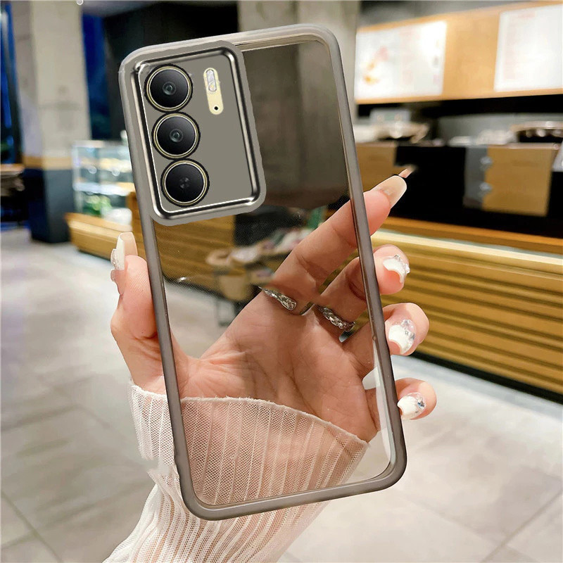 เคสโทรศัพท์สําหรับRealme C75 C75X C71 C73 C67 C65 C63 C61 4G 5Gกรณีป้องกันกล้องFalling Clear Soft Cover