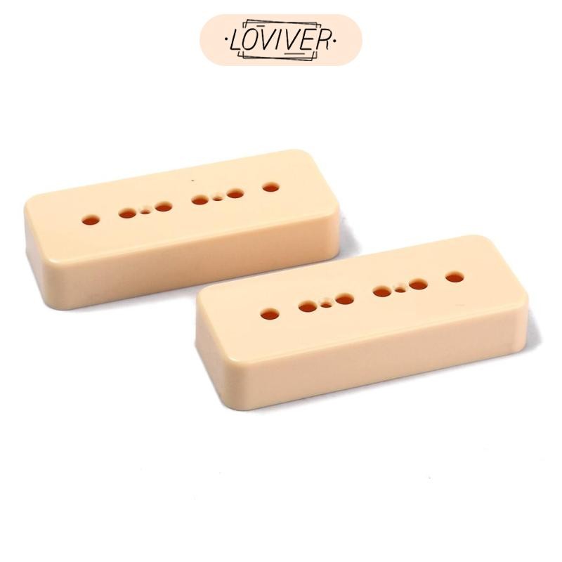 แพ็ค 2 Humbucker Pickup Cover 50/52 มม.เสาสําหรับ P90 สบู่บาร์กีตาร์