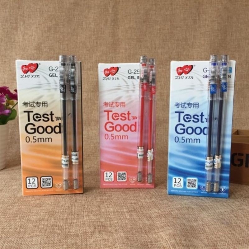 [1 ชิ้น] ZHIXIN Test Good G-2501 ปากกาหมึกเจล 0.5 มม.สํานักงานโรงเรียนสอบใช้ / ปากกา Cungwat สําหรับ