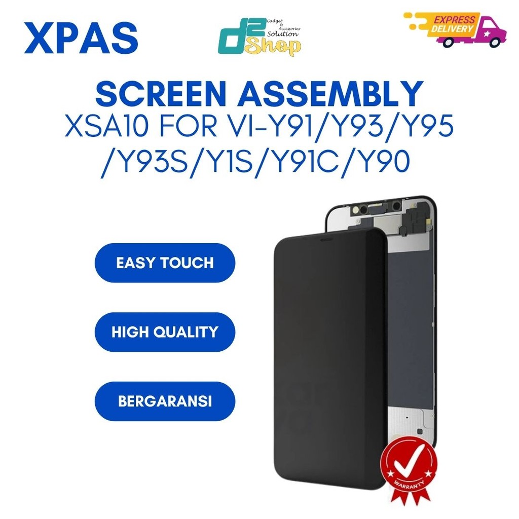 XPAS LCD XSA10 สําหรับ VI-Y91/Y93/Y95/Y93S/Y1S/Y91C/Y90 สีดํา