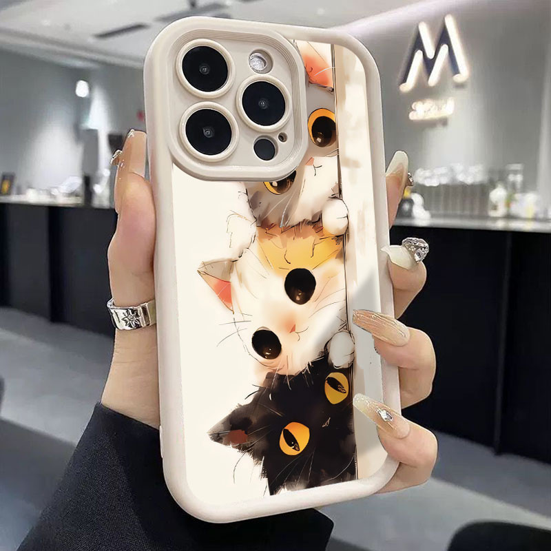 สําหรับ Infinix Smart 9 สมาร์ท 8 Pro 7 HD GT 20 Pro Itel P55 Zero30 5G น่ารักหลายแมวเคสโทรศัพท์สําหร