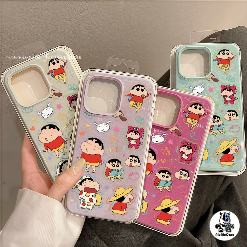 น่ารักเด็กซน คสหนัง For iPhone 16 Pro Max เคสนิ่ม TPU ชุดนอนเด็กซน 👉For iPhone 11 15 14 13 12 Pro max XS XR 7 8Plus เคส
