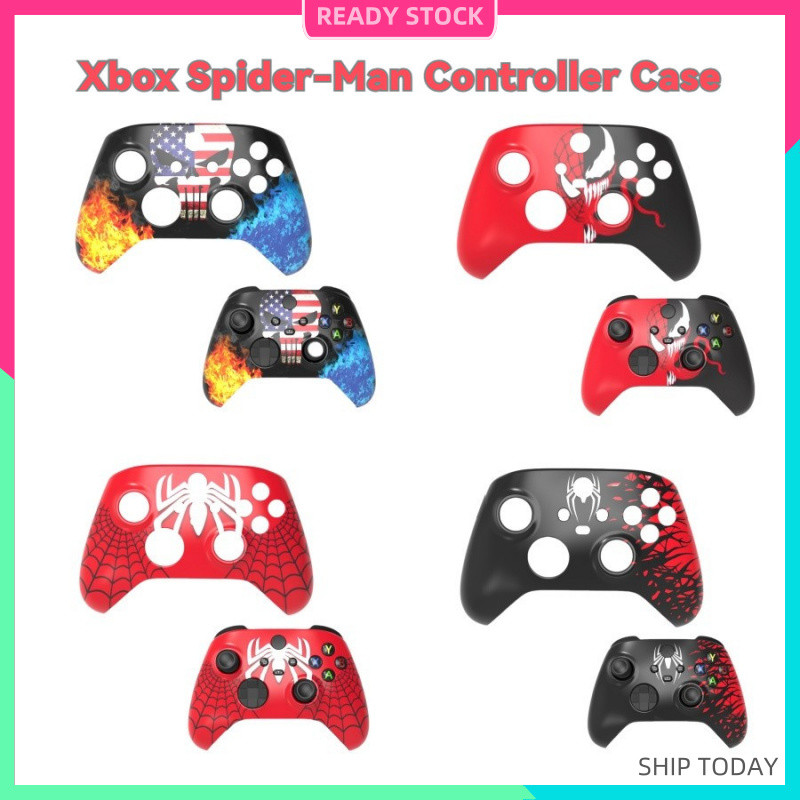 Xbox Series Spider-Man Controller Case, ซ่อมคอนโทรลเลอร์ Xbox และอะไหล่, อุปกรณ์เสริมเกม Xbox