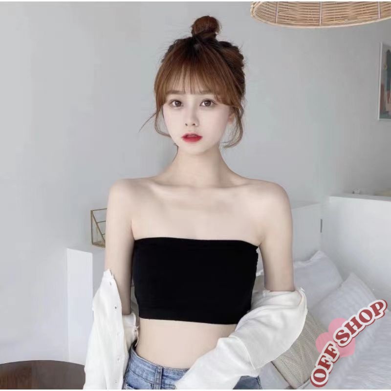OFF SHOP  ใหม่ 2025 เสื้อเกาะอก สาวอวบใส่ได้จ้า ทรงสวยแมตช์ง่าย ผ้านิ่มใส่สบาย ”MX-2 ราคา ถูกที่สุด ดีลบีเคเค แกลเลอรีภาพที่ 2