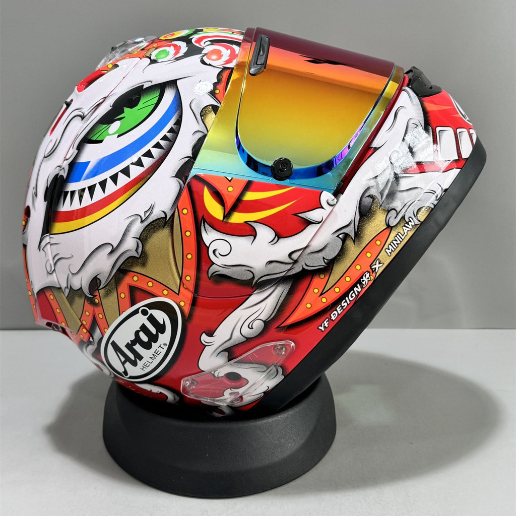 [2025new] หมวกกันน็อค7X สิงโตแดงไร่หมวกกันน็อคเต็มใบหน้าฟาร์มปศุสัตว์หมวกกันน็อคเต็มใบหน้าหมวกกันน็อคมอเตอร์ไซค์หมวกกันน็อคแข่งวิบาก - รูปที่ 5