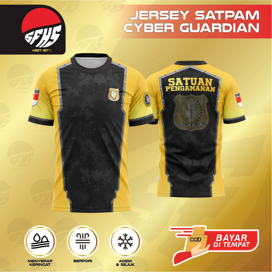 SFHS CYBER GUARDIAN SECURITY JERSEY / เสื้อผ้ากีฬา SECURITY