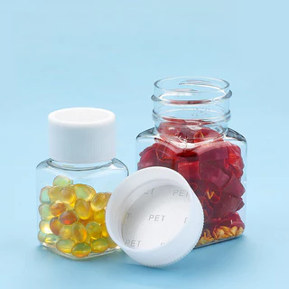 ขวดใส่ของเหลว PET ใส ฝาเกลียวแน่น ขนาด 15 20 30 50 100 200ml ขวดแบ่งแชมพู ใส่ยา ใช้เดินทางได้
