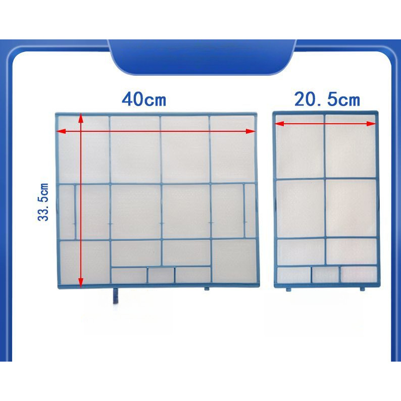 ฟิลเตอร์กันฝุ่นติดผนังสำหรับเครื่องปรับอากาศ Mitsubishi Electric รุ่น DB09VC ZB09VC FD09VC