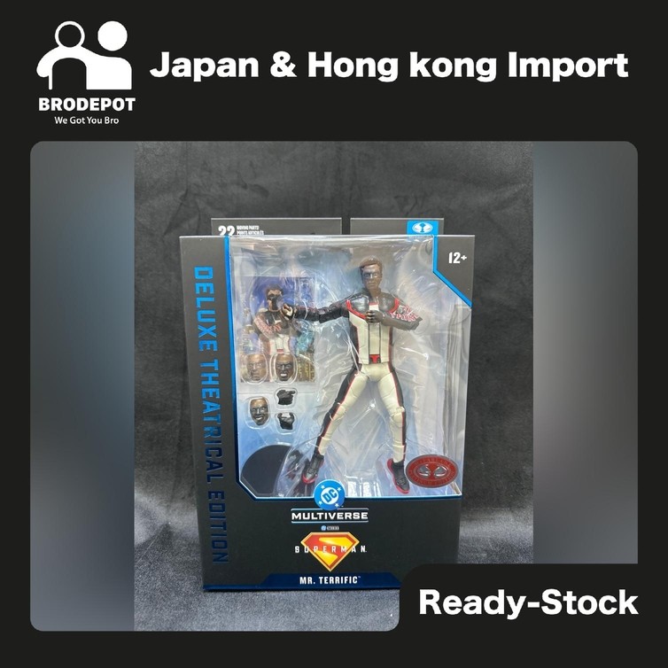 [Ready stock] McFarlane DC THEATRICAL DELUXE 7IN WV1 MR. TERRIFIC (SUPERMAN MOVIE)(CHASE)