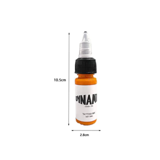 CHIHI Tattoo Ink, 15ML สีดําสีน้ําตาล Tattoo Practice Color, Bright Body Art สีขาวสีฟ้าสีแดงเขียว Tattoo Pigment Supplies