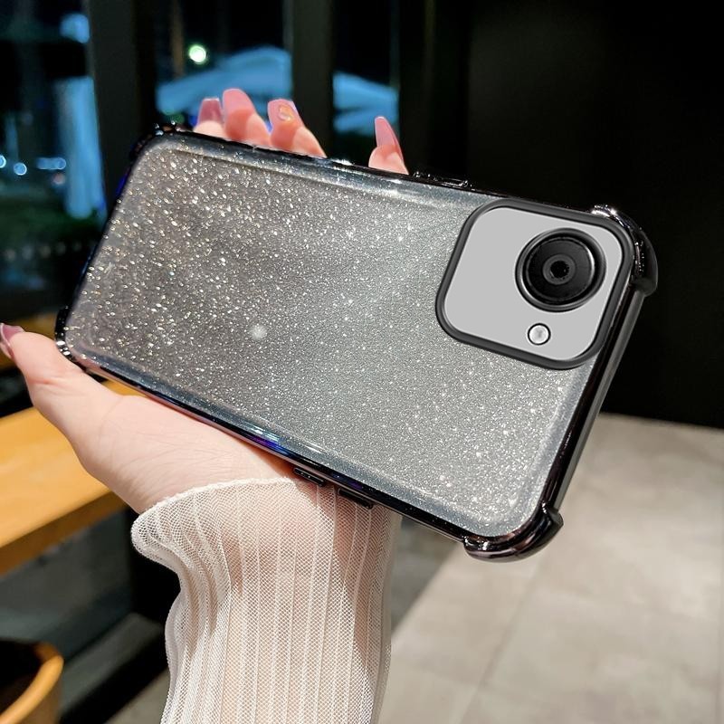 สําหรับRealme C30S REALME c30 2022 5G Soft Clearสี่มุมหนาชุบซิลิโคนเคสโทรศัพท์กระต่ายแต่งหน้ากระจกผู้ถือซิลิโคนกรณีXXXDA - รูปที่ 4