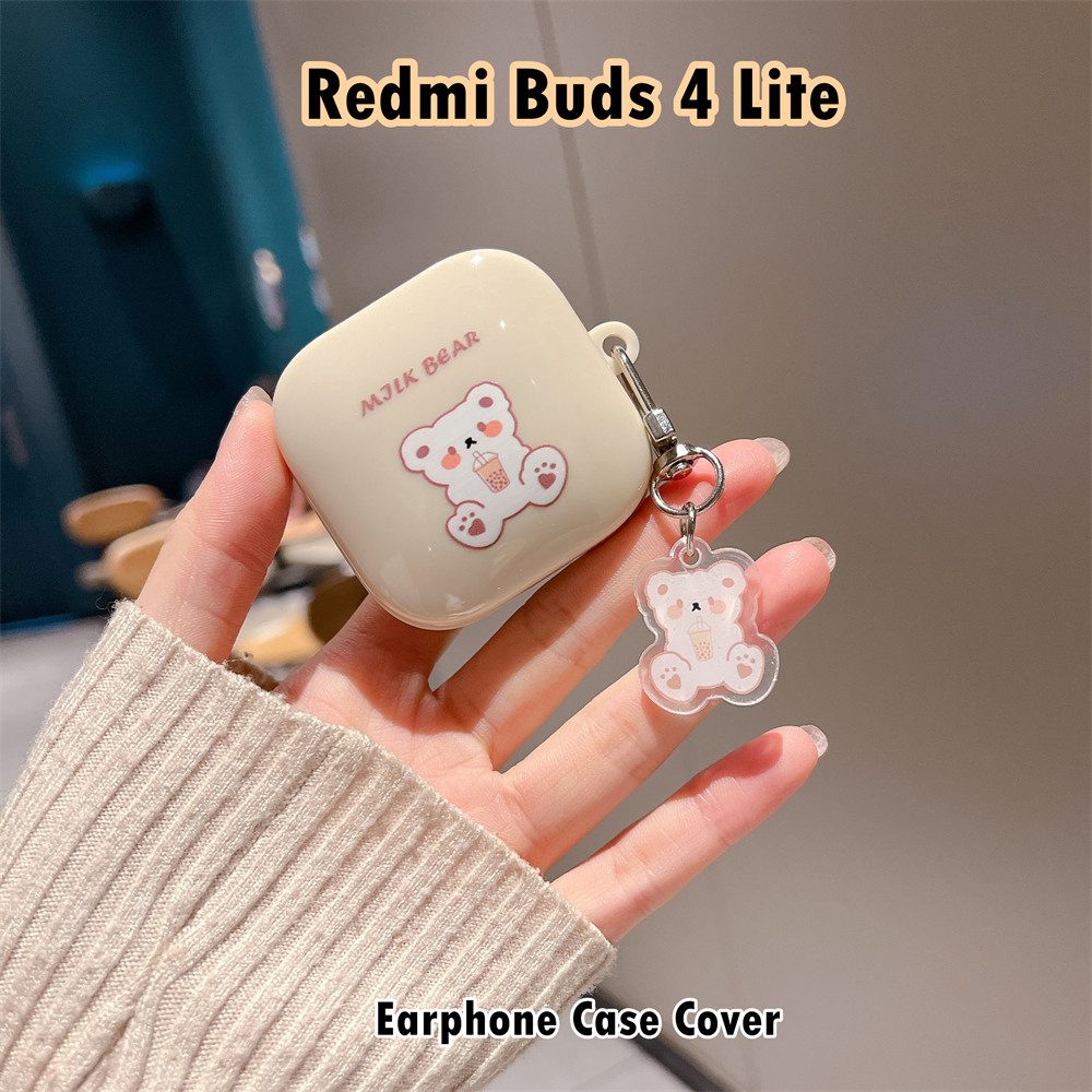 สวยงามสําหรับ Redmi Buds 4 Lite กรณีหูฟัง Vintage น่ารักการ์ตูนซิลิโคนอ่อนนุ่มปลอก