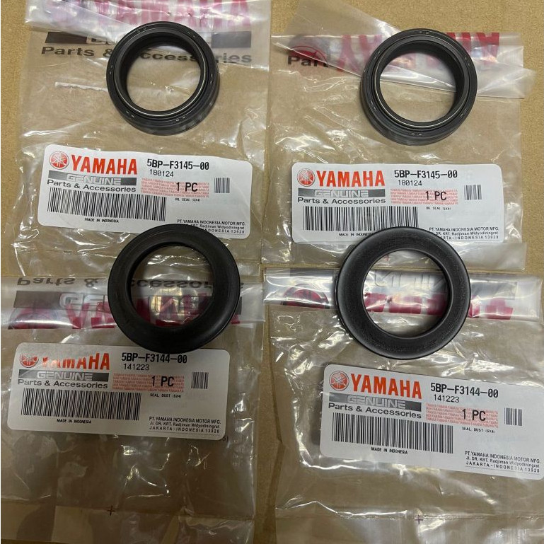 SCOOTER XMAX250 / XMAX300 / XMAX V1&V2 ด้านหน้า FORK SEAL 5BP-F3145-00 / FORK DUST COVER 5BP-F3144-0
