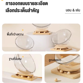 หลุมอวกาศ บ้านแมว หลุมอวกาศ หลุมอวกาศแมว รังแมวแคปซูลอวกาศ 2in1ที่นอนหมา บ้านแมว แคปซูลอวกาศสบาย คอนโดแมว กล่องนอนแมว