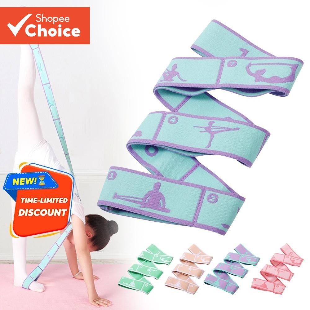 Segmented Digital Yoga Elastic Band Childrens Dance เชือกเสริมพิเศษ วงต้านทานความตึงเครียด
