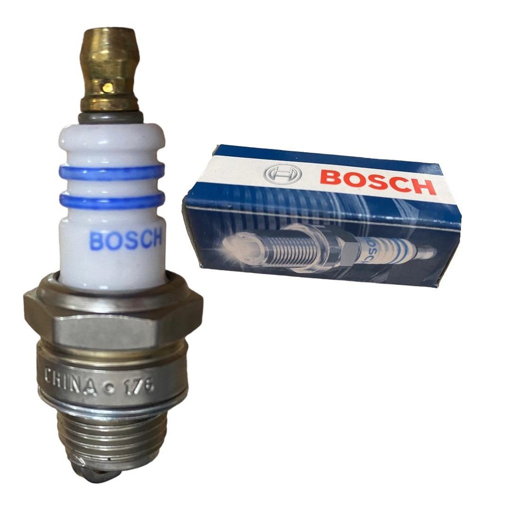 หัวเทียนเครื่องตัดหญ้า BOSCH ของแท้ 0.5 mm/.020"