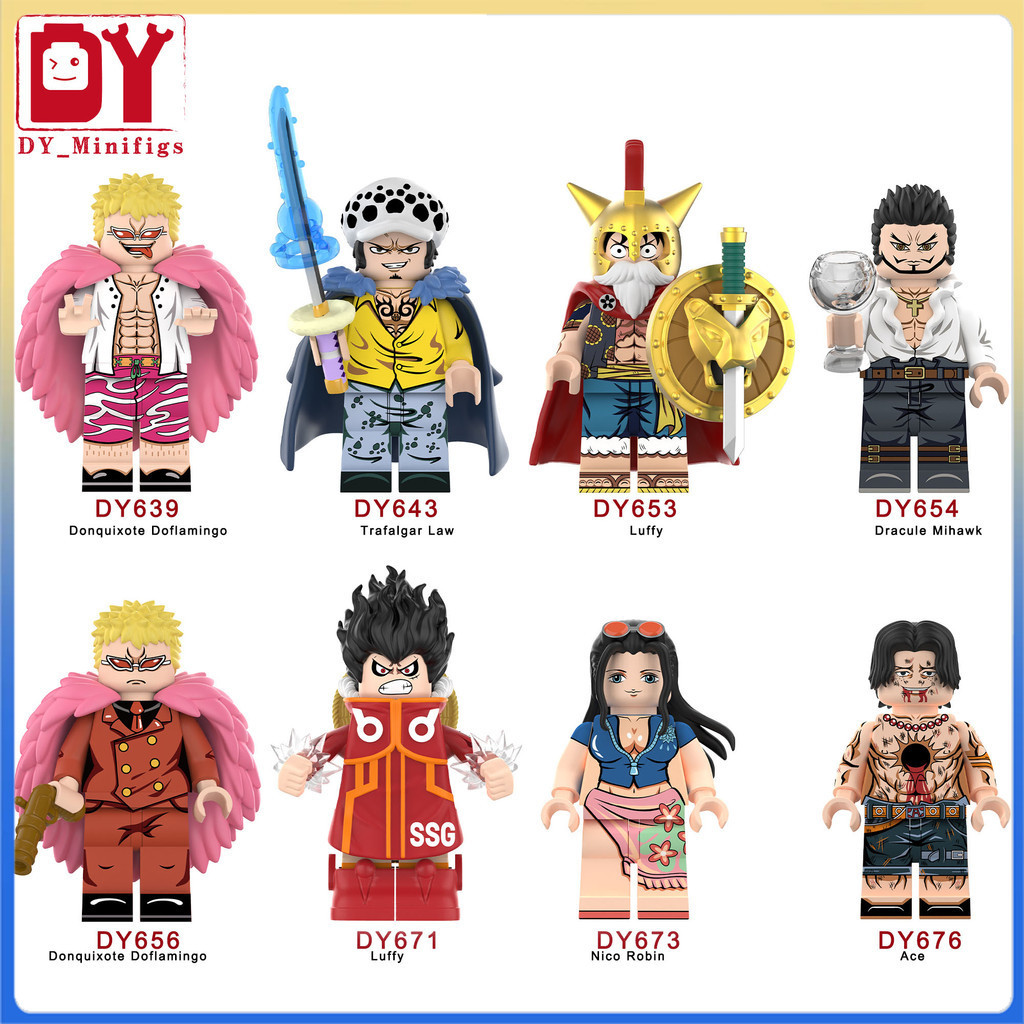 ของเล่นเด็ก อะนิเมะชุดประณีตอนุภาคขนาดเล็กรูปตุ๊กตารุ่น