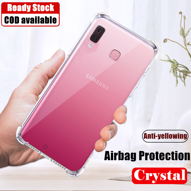 สําหรับ Samsung Galaxy A8 Star 6.3 นิ้ว SM-G885F G885Y G885S G8858 ยืดหยุ่นซิลิโคนเหลวใส Anti-Yellow