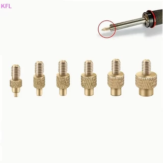 (KFL) 7/9/10Pcs ความร้อนใส่ Nut Iron Tip M2 M3 M4 M5 M6 M8 ด้ายทองเหลืองฝังชุดเครื่องมือสําหรับพลาสติก 3D เครื่องพิมพ์บัดกรีเหล็กขายร้อน