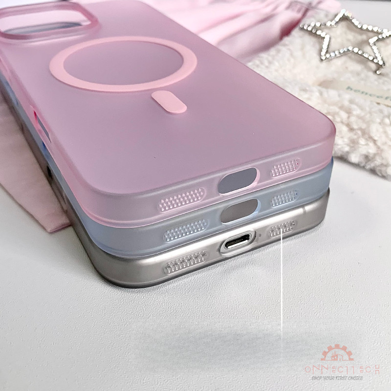 เคสแข็งแม่เหล็กโปร่งแสงบางเฉียบ for คสไอโฟน 17 11 13 14 15 16 Pro max เคส iPhone 16 14 15 13 Promax 14 15 Plus case - รูปที่ 6