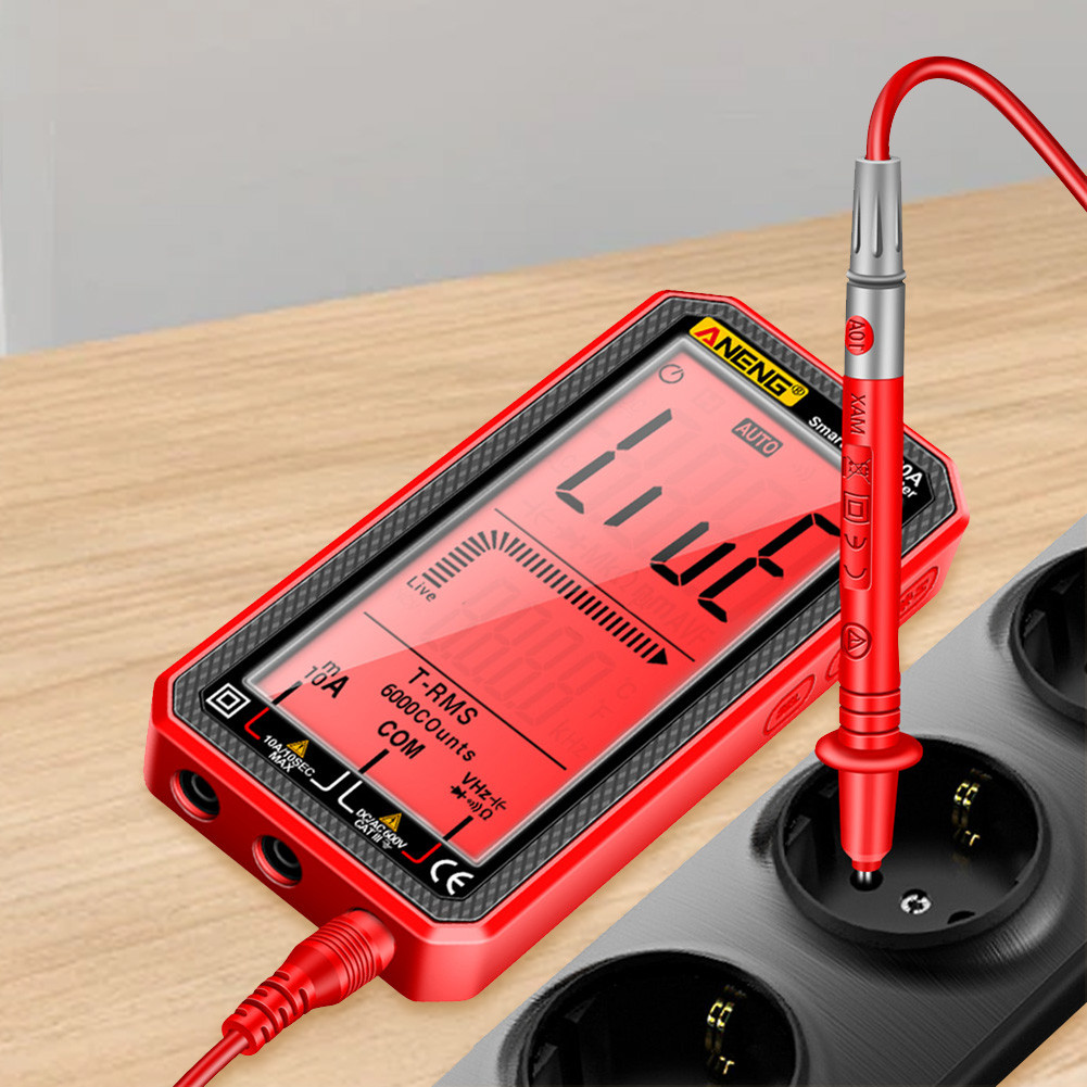 ดิจิตอลสมาร์ทมัลติมิเตอร์ 6000 นับ True RMS อัตโนมัติไฟฟ้าความจุเมตรอุณหภูมิไดโอด Hz เครื่องทดสอบ AC/DC แอมป์มิเตอร์โวลต์มิเตอร์ - รูปที่ 5