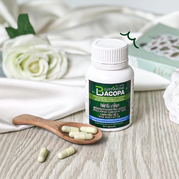 BACOPA GIFFARINE บาโคพา อาหารเสริม บำรุงสมอง เสริมความจำ ลดอัลไซเมอร์ เสริมสมาธิ ลดความเคลียด ราคา ถูกที่สุด ดีลบีเคเค แกลเลอรีภาพที่ 4