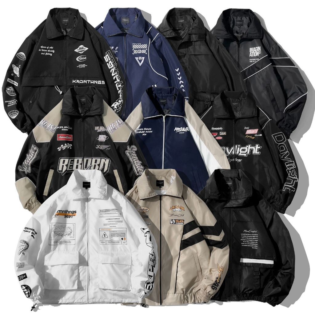 "VOLUME 4" VINTAGE JACKET / TRACKSUIT JACKET / TRACKTOP JACKET / เสื้อแจ็คเก็ต PARACHUE สําหรับผู้ชาย