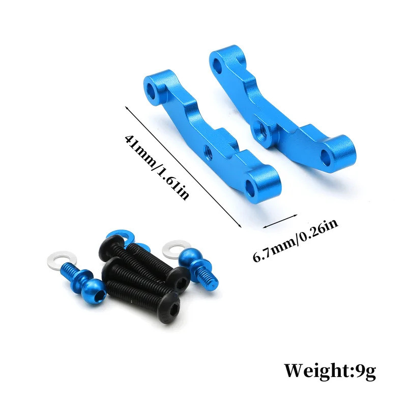 โลหะ Upper Arm Mount 54651 สําหรับ Tamiya TT-02-S TT02 TYPE-S TT02S 1/10 RC รถอะไหล่อัพเกรดอุปกรณ์เสริม
