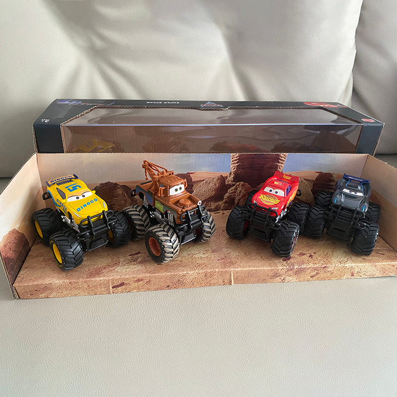 ขนาดใหญ่ Disney Pixar Cars Toy Bigfoot Mcqueen Jackson Storm Mater Inertial Force Car