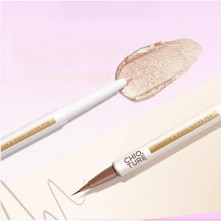 CHIOTURE Double-Headed Highlighted Aegyo Eyelid tape pen Outlines To Shadow + Brightening Multi-Purpose