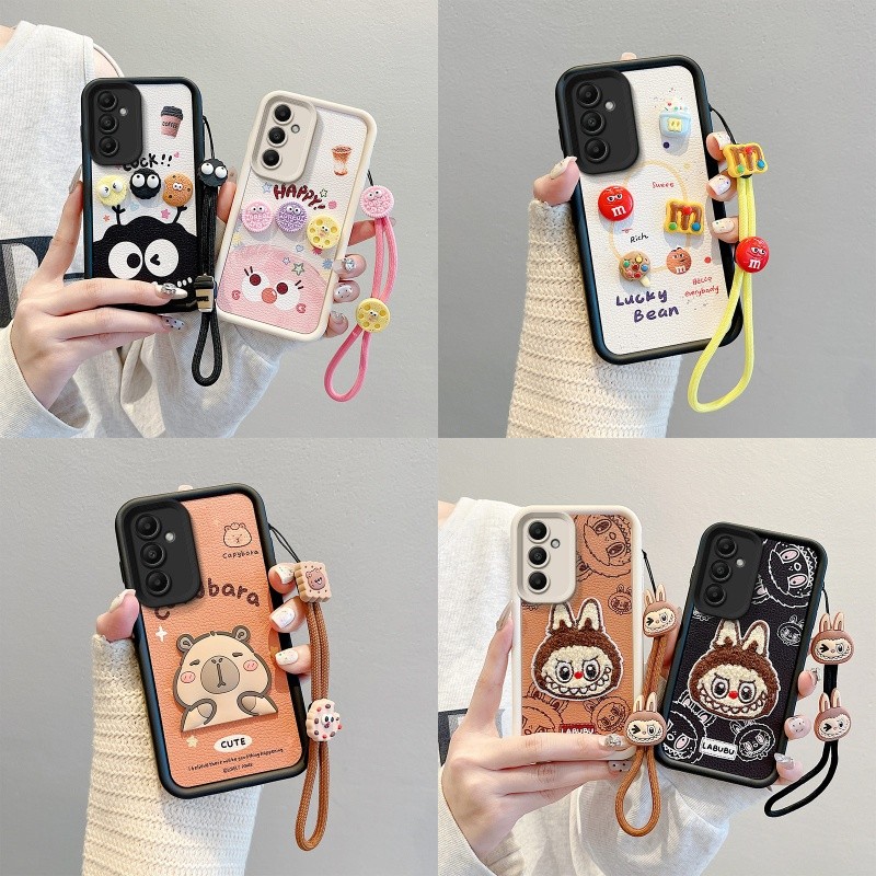 เคส samsung a24 4g เคส samsung 25 5G TPU anti-DROPซิลิโคนหนังรูปแบบการ์ตูนน่ารักเคสโทรศัพท์ Bbpw