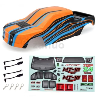 ZD Racing PVC Body Shell + Magic สติกเกอร์ส่วนประกอบชุดสําหรับ MT16 รถบรรทุกมอนสเตอร์ RC รถยนต์ยานพาหนะรุ่นอะไหล่อุปกรณ์เสริม 16030