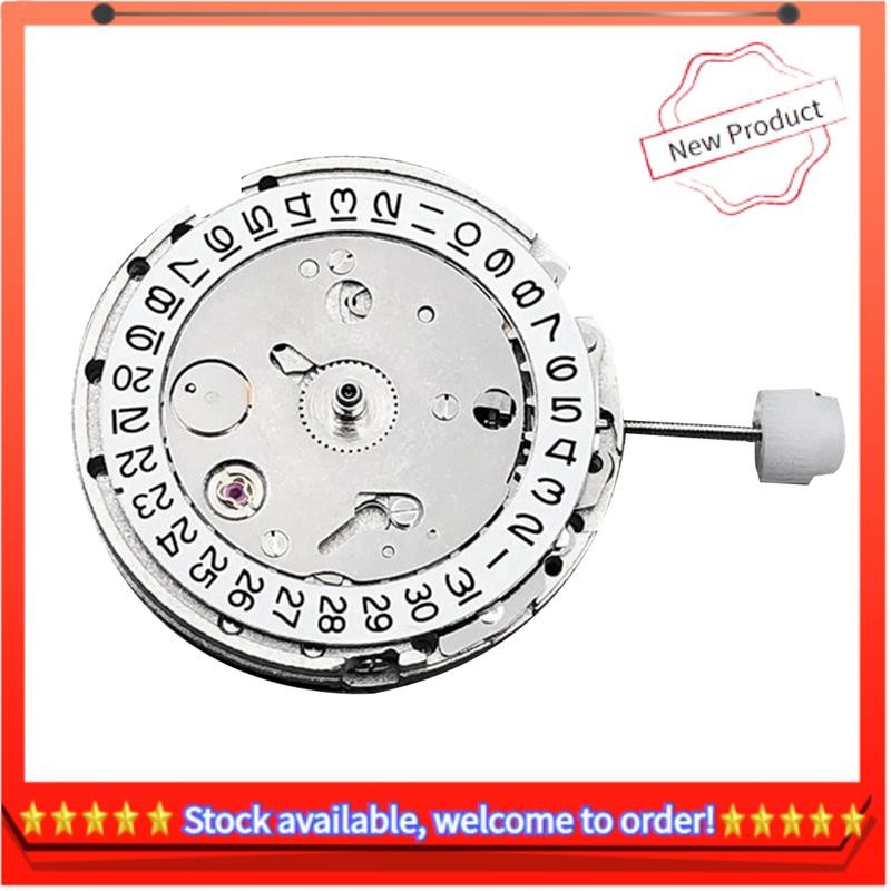 DG2813 Movement นาฬิกาปฏิทินสีขาววันที่ทดแทน Miyota 8215 821A Movement