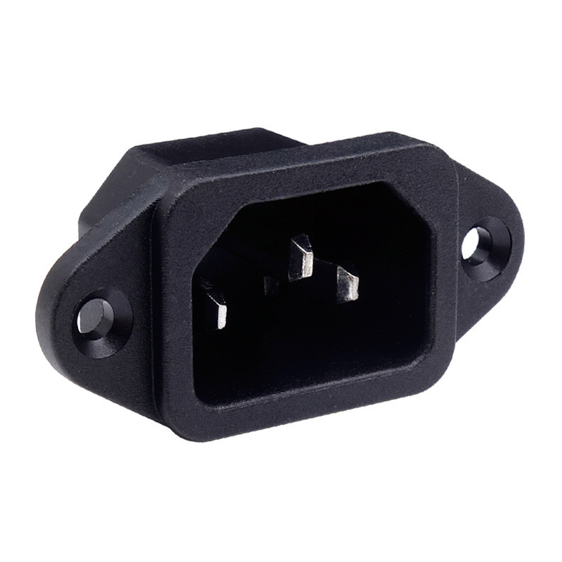AC Power Socket AC-04 3-Pin Product Fon with Ear AC Power Socket Component