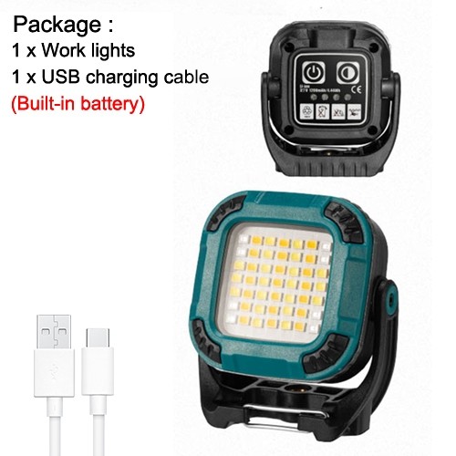 【COD】LED โคมไฟสปอตไลท์ ไฟฉาย USB Strong Light ชาร์จไฟฉายแบบพกพากลางแจ้ง Power Bank Camping ตกปลาฉุกเฉินโคมไฟทํางาน Hook - รูปที่ 7