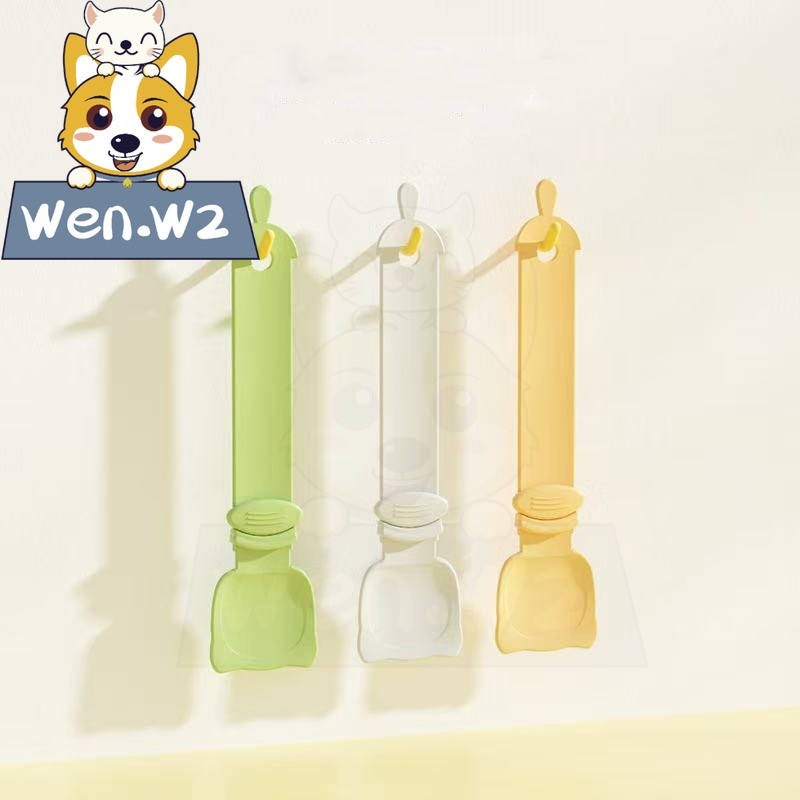 wen.W2 ช้อนบีบอาหาร แมวเลียแบบพกพา ช้อนป้อนอาหารสัตว์ แมว สุนัข