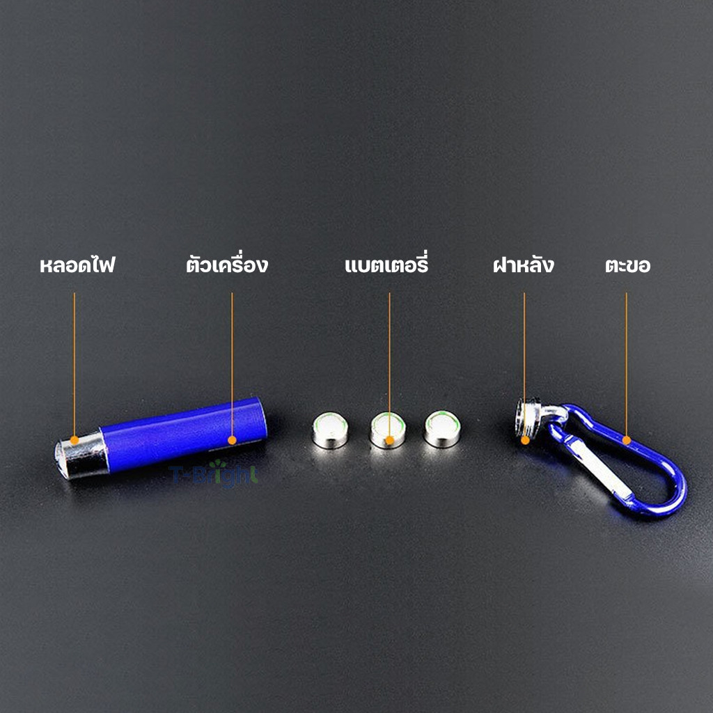 เลเซอร์ล่อแมว ล่อแมว  LED ไฟฉายล่อแมว SPOT PETแถมถ่าน เลเซอร์พกพา  แสงเลเซอร์ล่อแมว พวงกุญแจ ของเล่นแมว - รูปที่ 2