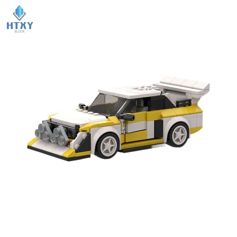 Audi Quattro S1 รถBuilding บล็อกของเล่นเด็ก 320PCS อิฐประกอบปริศนา MOC Racing รถรุ่น MOC-56630