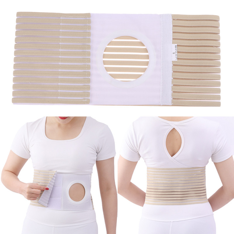 Ostomy Hernia Belt Stoma Support Wraps Ostomy Belt Unisex Ostomy Hernia Support Belt Abdominal Binde