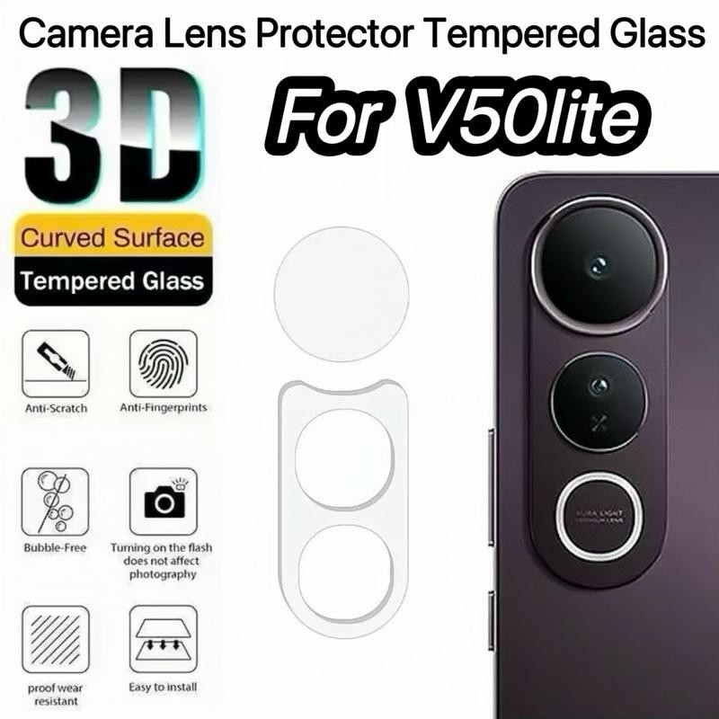 ฟิล์มกระจกกันเลนส์กล้อง สำหรับ Vivo V50lite / V50 5G / V40 / V40Pro ฟิล์มกันรอยกล้องด้านหลัง สีใส สี