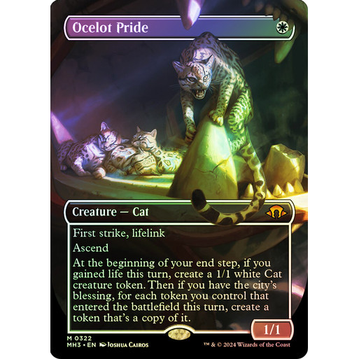 การ์ด EDH PlayTest - Ocelot Pride (สีขาว)