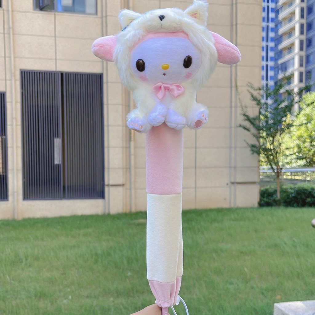 Sanrio ชุดจับไม้แบดมินตันฝาครอบป้องกันการ์ตูนน่ารักกันลื่นดูดซับแรงกระแทกเพิ่มความหนาไม้แบดมินตันตกแต่ง DIY - รูปที่ 3