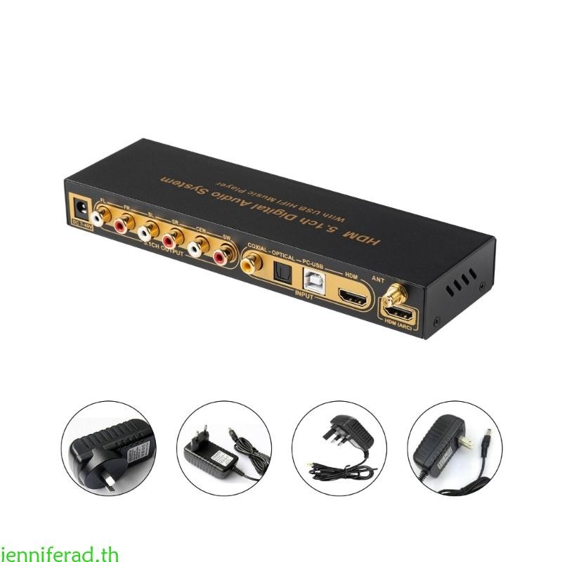 Jenniferad Clear UD851B DTS DolbyAC3 5 1 ตัวถอดรหัสฟังก์ชั่นหน่วยความจําปิด