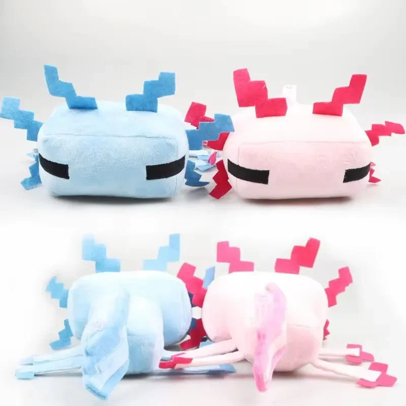30cm Blue Axolotl Plush Toy Soft Stuffed Plushie Animal Axolotl Doll Cartoon Character Toys Kids Bab